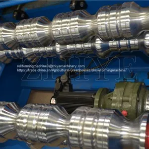 PLC Controlling Zinc Glazed Roofing Tile Roll Forming Machine thumbnail-2