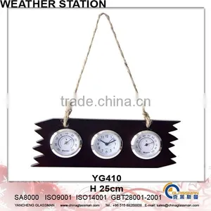 Weather Station With Wood Frame YG410 thumbnail-1