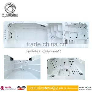 High Quality Fiberglass Pool Outdoor Swim Spa With CE (SRP-660) thumbnail-1