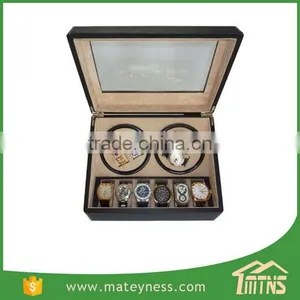 4+6 Automatic Rotation Leather Automatic Watch Winder thumbnail-2