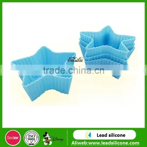 Food Grade Custom Funny Star Shape Silicone Cake Mold , Silicone Cake Mould thumbnail-1