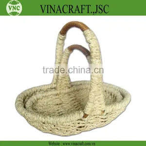 Corn Leaf Storage Basket Collection - Basket Set of 2 thumbnail-1