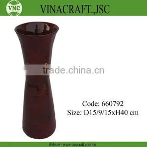 Small Spun Bamboo Vases Wholesale thumbnail-1