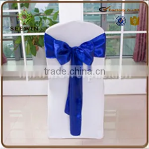 Soft Silk Satin Fabric Chair Sash for Chair thumbnail-6