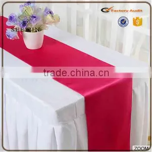 Wedding Elegant Purplesatin Table Runner for Wedding Decoration thumbnail-1