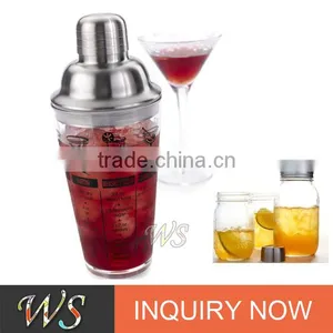 WS-CS128 Stainless Steel Cocktail Martini Bar Shaker thumbnail-1