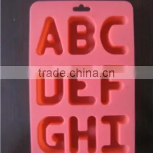 Wholesale Food Grade Letter Silicone Ice Tray thumbnail-1