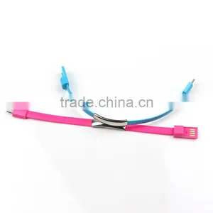 HOT USB Charging Charge Data Sync Cable For Phone Bracelet Wrist Band Charger thumbnail-2