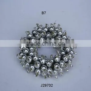 Wreath Style Glass Beads Weaving Napkin Rings Available in Many Colours thumbnail-1