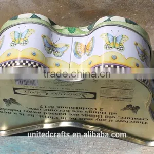 Butterfly Shape Tin Box - Storage Container thumbnail-4