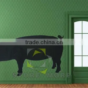 Pig PVC Blackboard Import Wall Sticker thumbnail-1
