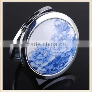 Customized Metal Crafts Peacock Animal Mirror for Make up Factory thumbnail-5