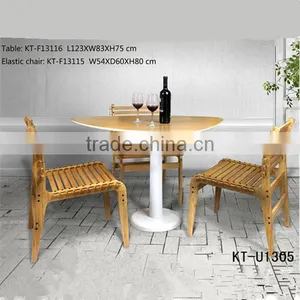 Natural Bamboo Table and Chair for Relax Furniture thumbnail-1