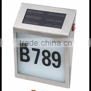 FQ-133 Solar House Numbers Light Solar Doorplate thumbnail-1