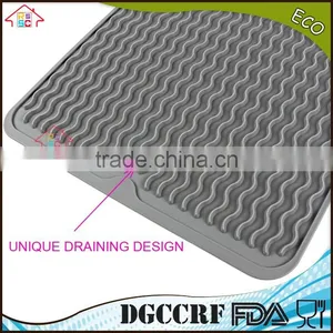 NBRSC Silicone Dishes Drying Mat Draining Mat for Kitchen Counter Dish Dryer Mat For Dish Drying thumbnail-2