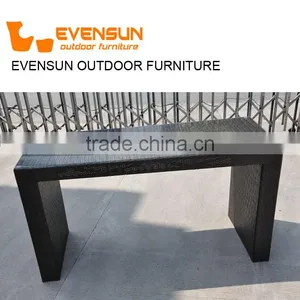 China EVENSUN Manufacturer Outdoor Furniture Rattan Wicker Garden Bar Stools thumbnail-3