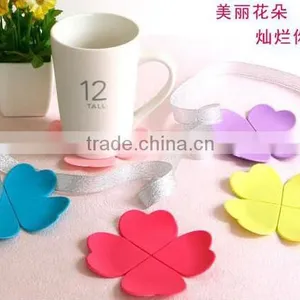 Wholesale Anti-scalding Flower-shaped Silicone Coaster Coffee Insulation Pad thumbnail-1