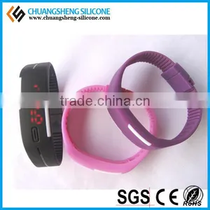 Factory Price LED Watch, Cheap Silicone Wristwatch thumbnail-1