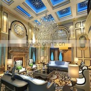 Royal French Style Villa Entrance 3d Rendering Interior Design BF11-08283a thumbnail-3