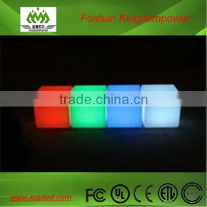 2013 Hot Sale Wireless Flash LED Cube Chair thumbnail-1