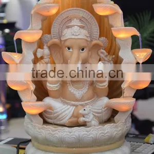 Lighted Art Statue Resin Water Fountain Craftwork thumbnail-4