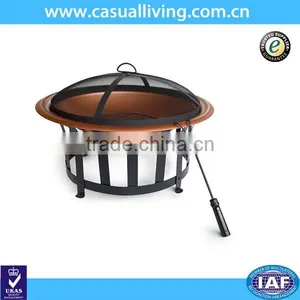 30 Inch Outdoor Steel Fire Pit thumbnail-1