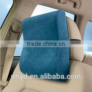 SMALL COMFORT MEMORY FOAM BED TRAVEL PILLOW CAR BACK PILLOW WITH BELT thumbnail-3