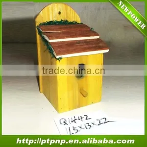 Wooden Bird Nestwood Bird House Various Shapes thumbnail-2