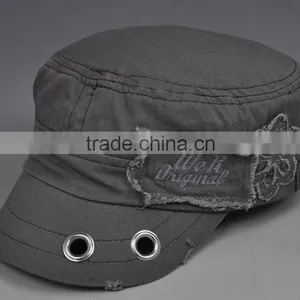 Hipster Beret Distressed Military Hats thumbnail-1