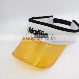 Costum Cheap Plastic Sun Visor Cap thumbnail-2