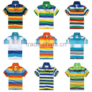 Hot Summer Selling 100% Cotton Children Polo T-shirts thumbnail-1