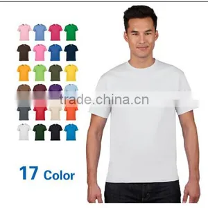 Facturing Custom White Plain t Shirt 100% Plain White Organic Cotton thumbnail-1