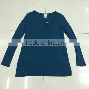 Ladies Stocklots Long Sleeve Blank T-shirt thumbnail-1