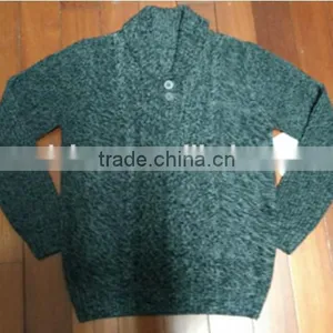 High Quality New Arrival Shawl Neck Knitted Cable Images Men Cardigan Sweaters(LC014) thumbnail-1