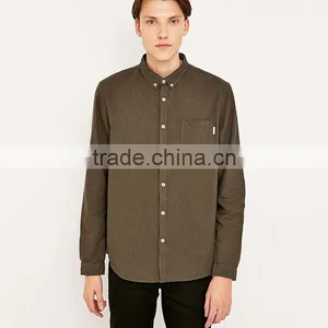Mens Casual Shirt 2014 New Style Custom 100% Polyester Dress Shirts for Men thumbnail-1