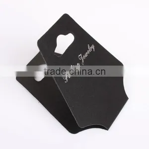2017 Foldover Card Jewelry Packaging&Display Type Paper Cardboard Folding Display Card With Hot Stamp Logo thumbnail-1