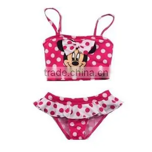 Full Printing With Hearts Pretty Lovely Girl Swimwear Swim Suit thumbnail-5