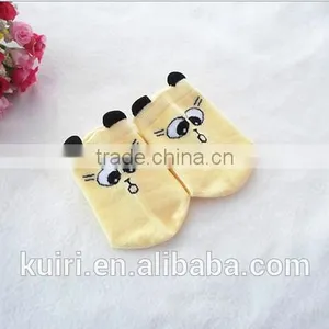 Free Shipping Kids Short 100% Cotton Socks Cute Baby Tube Socks thumbnail-6