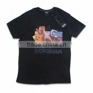 Men's Cotton T-shirt, Fashionable Design, OEM and ODM Orders Are Welcome thumbnail-1