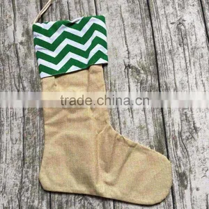 Burlap Christmas Stockings Christmas Gift Bag Christmas Tree Decoration Socks Linen thumbnail-5