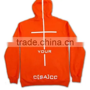 BSCI 2016 Design Sublimation Screenprint Embroidery Zipper Hoody Hoodie Without Zipper thumbnail-6