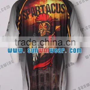 Promotion High Quality Dart Jerseys Dry Fit Sublimation Print Dart Shirts for Club thumbnail-2