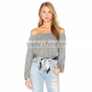 Latest Wholesale Fashion Lady Long Shirt Design thumbnail-1