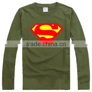 Cheap Long Sleeve Olive Green Customer T-shirts thumbnail-1