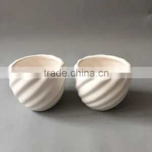 Cheap Modern Mini White Decoration Desk Ceramic Flower Vase Pot thumbnail-2