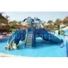 Outdoor Small Water Slide Water Fun Park Octopus Style Pool Water Slides thumbnail-1