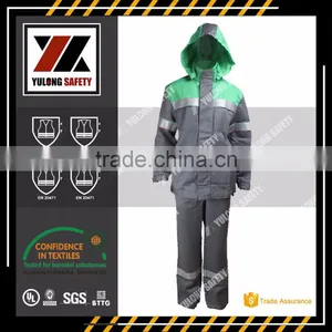 OEM 100% Cotton Safety Protective Firefighting Antistatic Water Oil Repellent Fire Resistant Workwear thumbnail-1