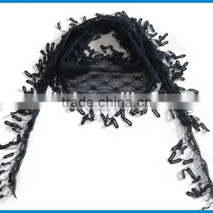 Elegant Women's High Fashion Beautiful Lace Yiwu Scarf thumbnail-2