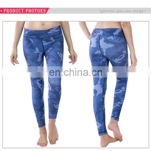 Polyester&Spandex Compression Camo Print Legging Fitness Yoga Pants thumbnail-2
