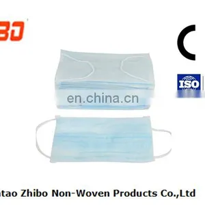 Free Sample Surgical Face Mask Disposable Nonwoven Face Mask Earloop thumbnail-4